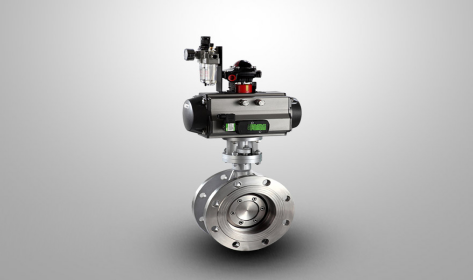 气动硬密封不锈钢法兰蝶阀